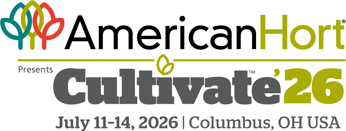 American Hort Presents Cultivate'26 July 11-14, 2026 Columbus, OH USA
